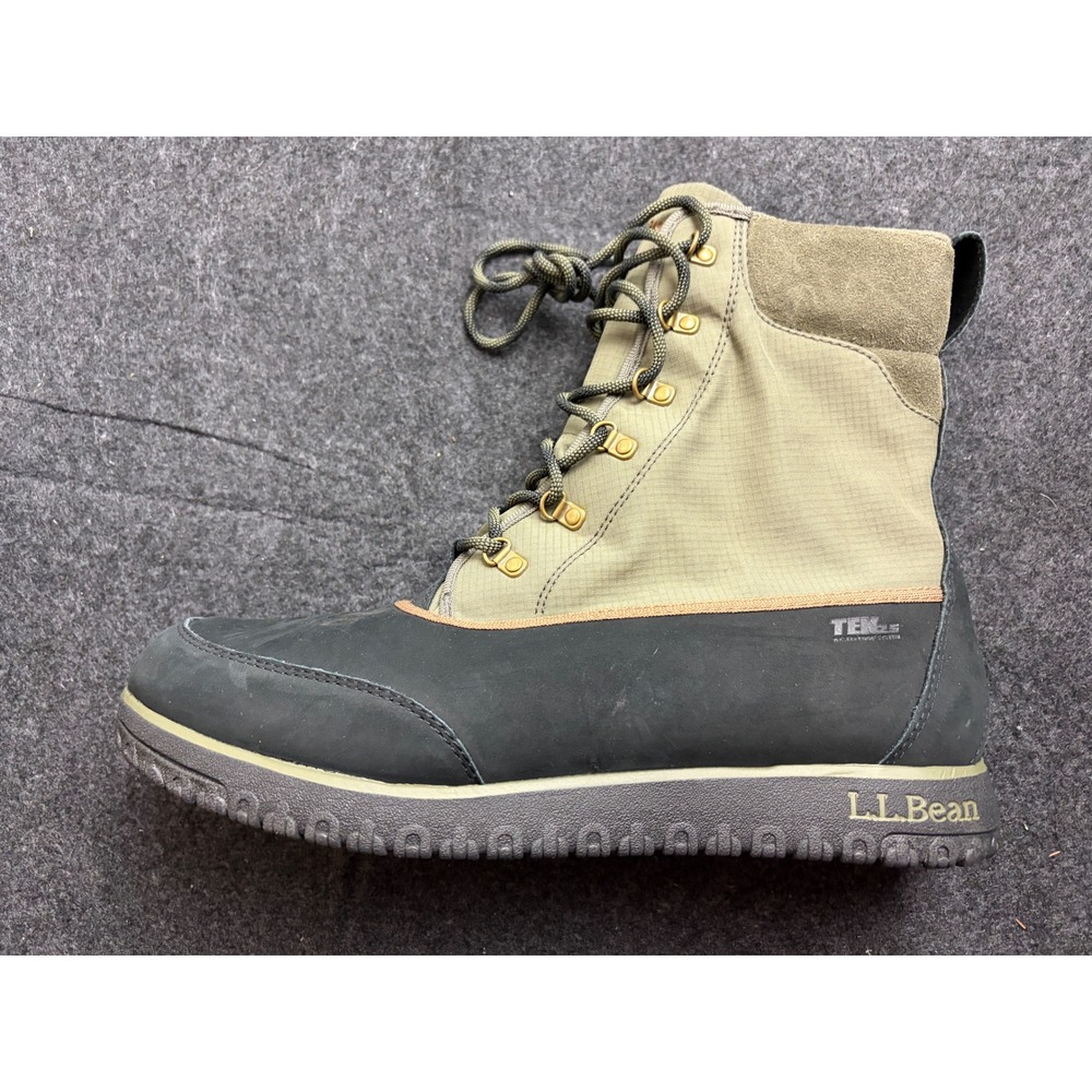 L.L.Bean Wildcat Boots Mens 11 Olive Black Waterproof PrimaLoft 504629 NWT